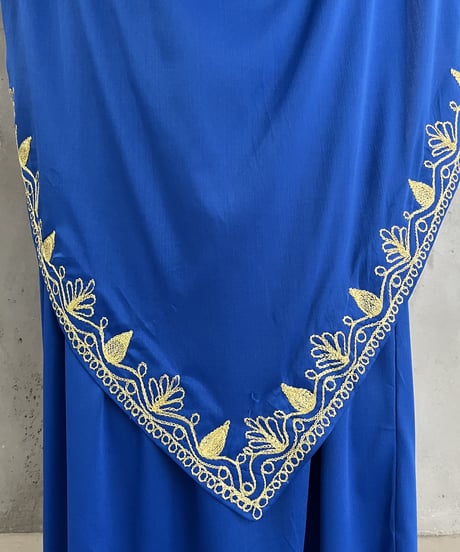 Embroidery Cape Dress BL