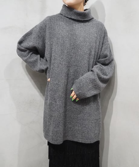 Laura Ashley Turtle Neck Rib Knit GR