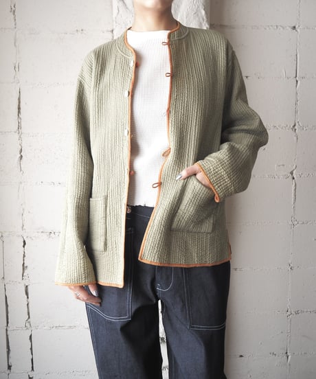 Floral Pattern Reversible Quilted Jacket ORYGN