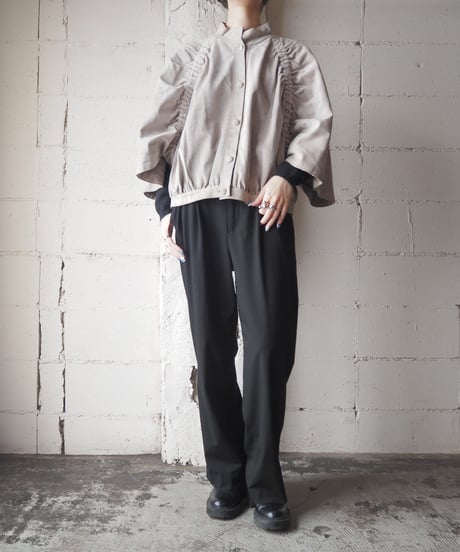 Dolman Sleeve Suede Jacket WH
