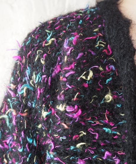 Mix Color Knit Cardigan BKPI