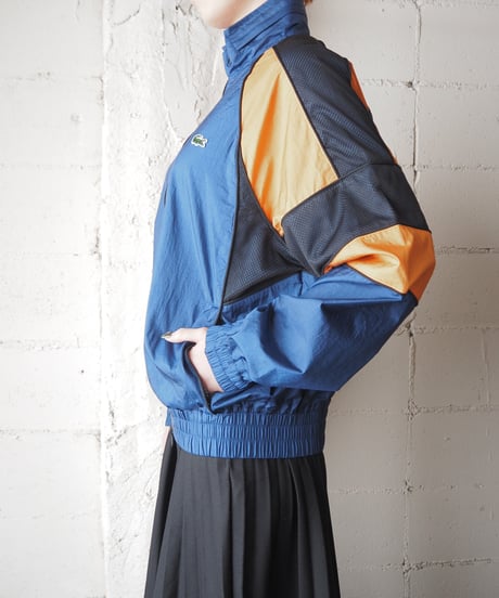 LACOSTE Mesh Design Nylon Jacket NVORBK