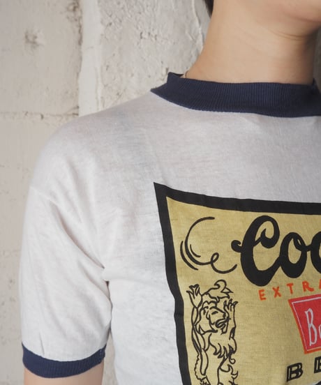 Coors Dead Stock 1970's Ringer Tee WHNVYE