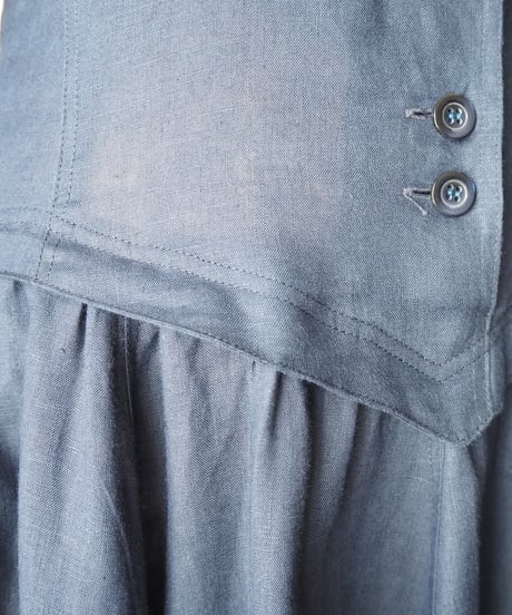 French Sleeve Linen Dress NV