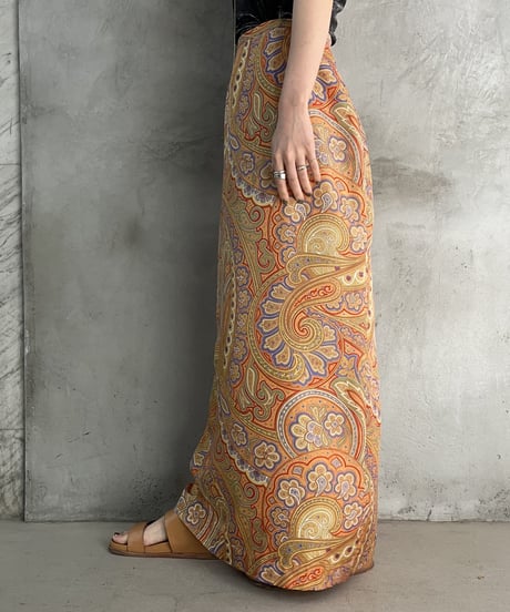 Paisley Pattern Psychedelic Tight Skirt BEOR