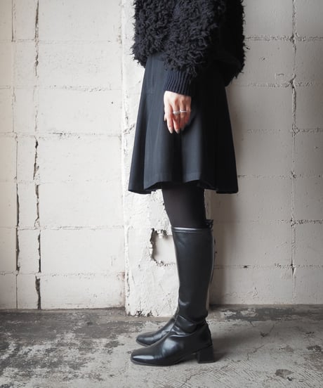 1970's Pleated Mini Skirt BK