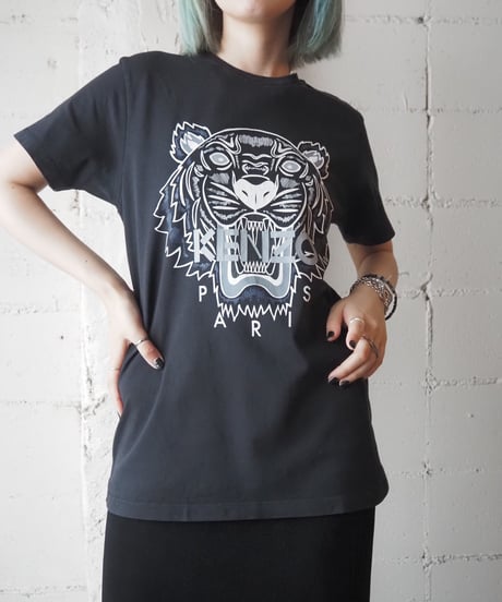 KENZO Tiger Print Tee BK