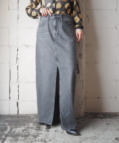 Levi's PREMIUM Deep Slit Denim Skirt GR