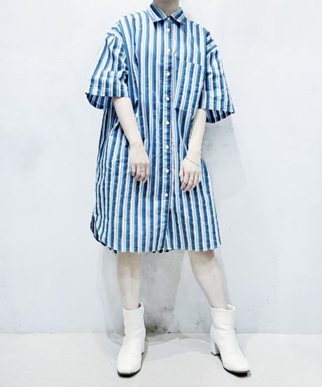 Acne Studios S/S Stripe Shirt LBL BL