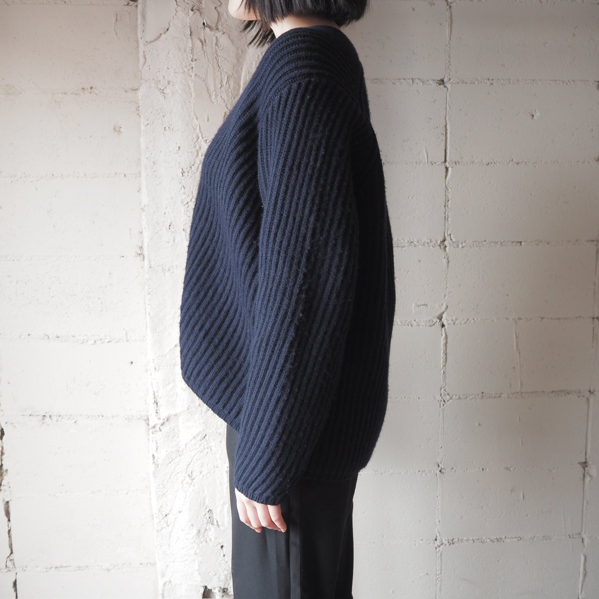 ACNE STUDIOS DEBORAH L-WOOL Rib Sweater NV | Orfeo
