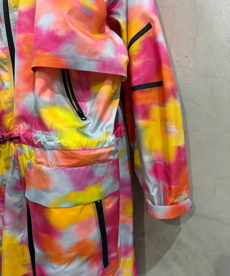 adidas by STELLA McCartney Marble Print Long Parka ORPI