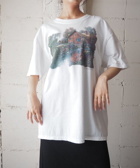 House Print Tee WH