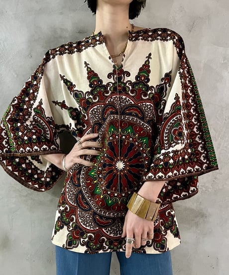 African Pattern Blouse IVRE