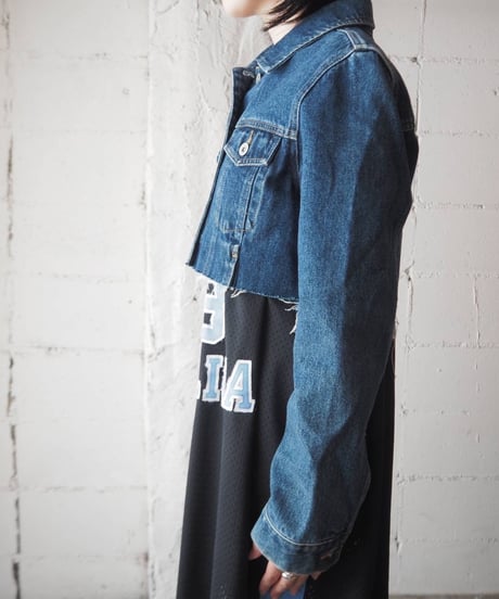 REMAKE Eddie Bauer Cutoff Denim Jacket BL