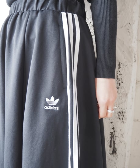adidas Track Pants Style Flared Skirt BK
