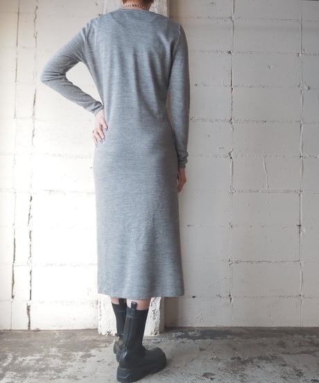 Crew Neck Knit Dress GR