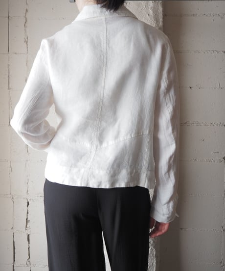 CP SHADES Made in USA Linen Summer Jacket WH