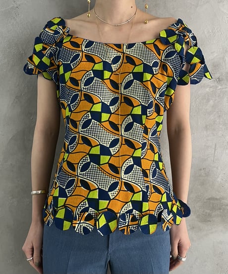 African Batik Blouse BLOR