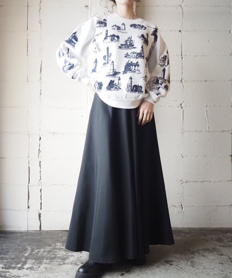 Light House Pattern Sweat WHNV