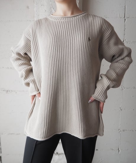 Ralph Lauren Wide Rib Cotton Knit BE