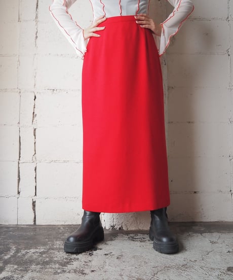 Back Slit Tight Skirt RE