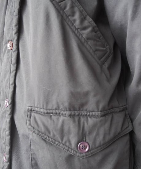 Padded Hood Mods Coat BK
