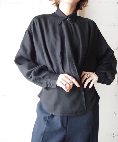 Peplum Design Shirt BK