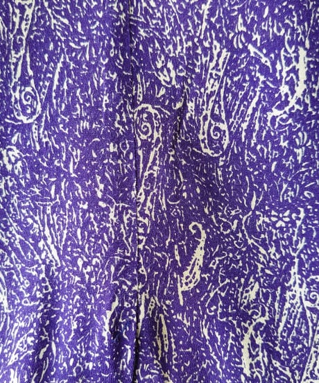 Paisley Pattern Rayon Dress PUR