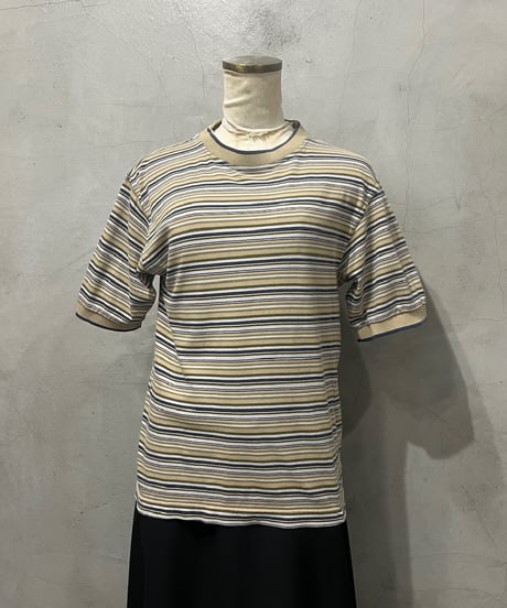 Rib Cuff Collar Tee BENV