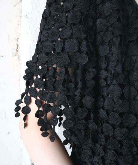 1970's Circle Lace Dress BK