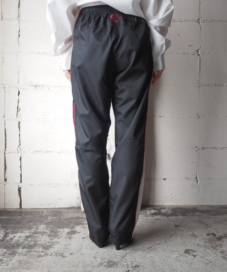 NIKE Side Mesh Nylon Pants BK WH RE