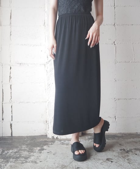Spandex Mix Tight Skirt BK