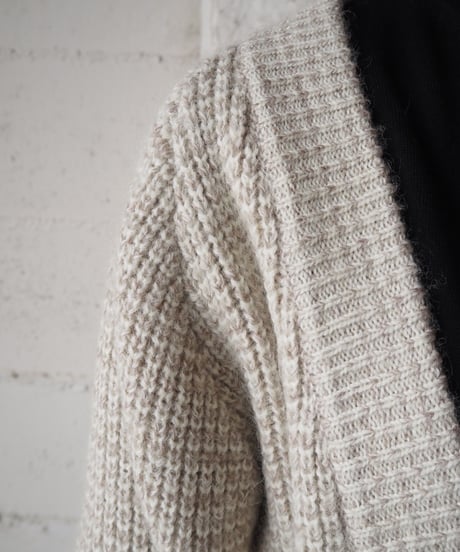 Mix Yarn Knit Cardigan IVBE