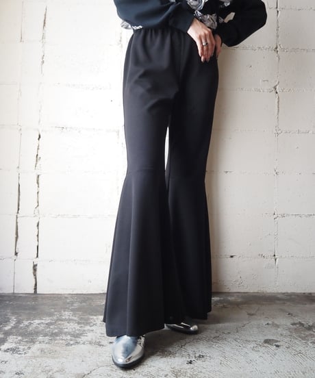Supper Flared Easy Pants BK