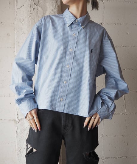 REMAKE Ralph Lauren Stripe  Short Shirt LBLNV
