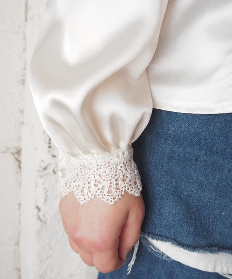Front Lace Frill Design Blouse IV
