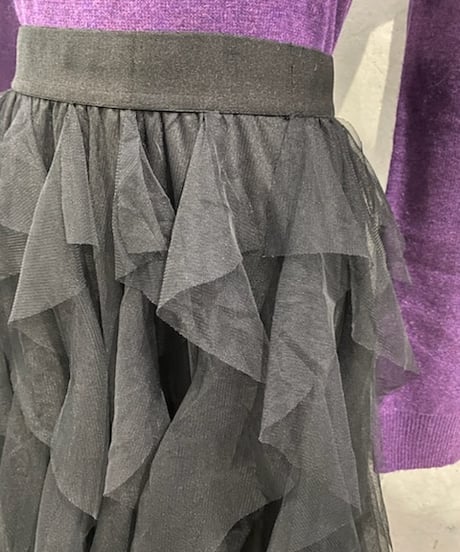 Tulle Layered Skirt BK