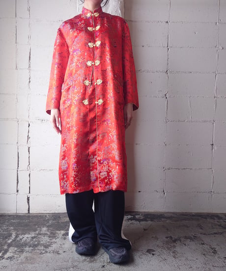 Jacquard Satin China Coat RE