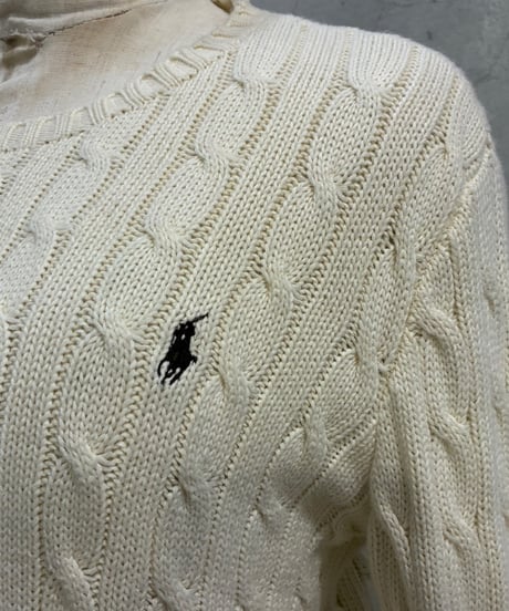 Ralph Lauren Cotton Cable Knit　IV