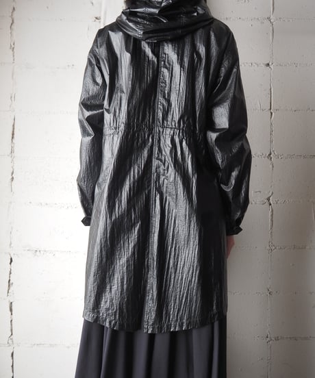 DKNY Nylon Mods Coat BK