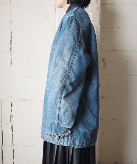 Corduroy Collar Denim BL