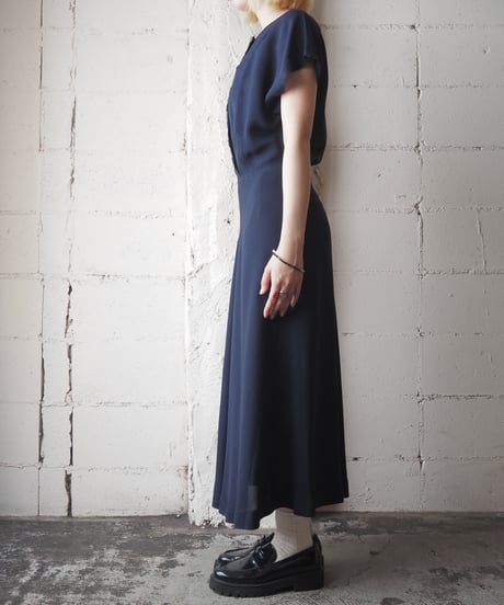 1960's Vintage French Sleeve Dress NV