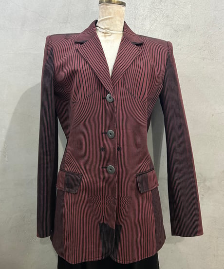 Jean Paul Gaultier Jean's Trompe-l'oeil Body Print Jacket REBK