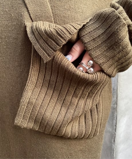Design Pocket Knit Dress KA