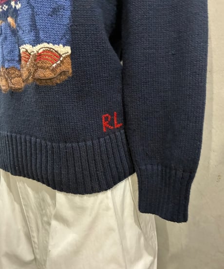 Ralph Lauren Winter Bear Family Knit NV