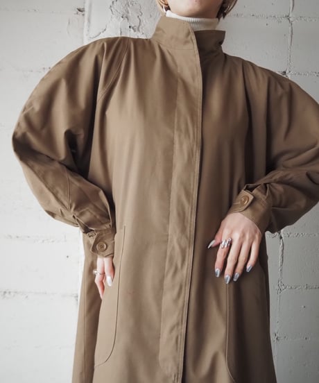 1970's Stand Collar Long Coat BR