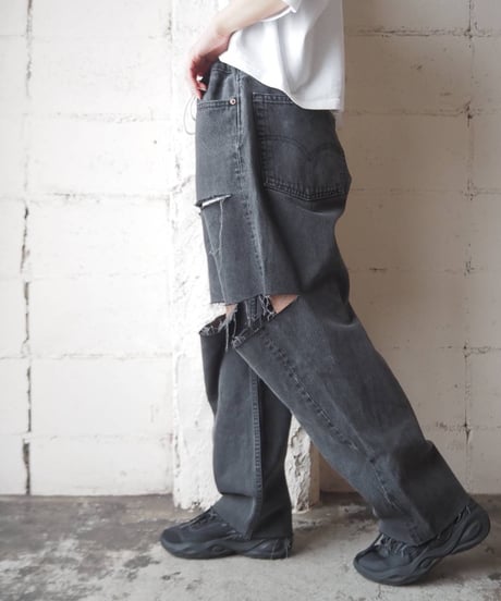 Remake Levi’s555 Crashed Denim BK