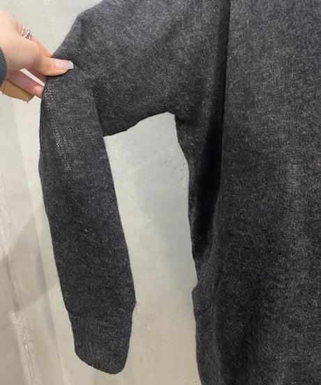 ACNE STUDIOS Wool Mohair Long Cardigan DGR