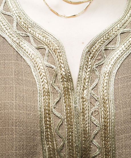 Embroidery Kaftan Dress LBR