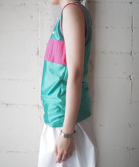 1980's French adidas Bicolor Tank Top GNPI